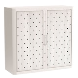 Artikelbild 1 für PAPERFLOW easyOffice Black & White Rollladenschrank 60500 2 Fachböden 110,0 x 41,5 x 104,0 cm, Artikelnummer 210116