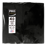 Artikelbild 1 für PROnappe Servietten schwarz 2-lagig 38,0 x 38,0 cm, 40 St., Artikelnummer 634786