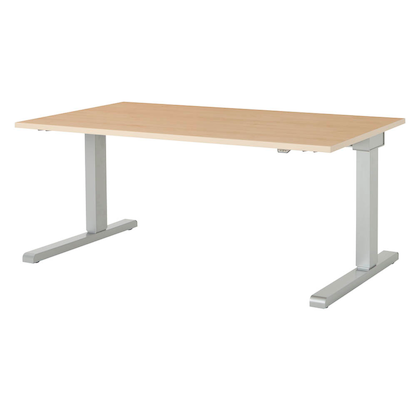 Artikelbild 19 für mauser varitos.c elektrisch höhenverstellbarer Schreibtisch ahorn, alu rechteckig, C-Fuß-Gestell alu 160,0 x 80,0 cm, Artikelnummer 272745