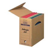 Artikelbild 1 für 6 ELBA Archivboxen tric system braun 16,0 x 34,1 x 31,5 cm, Artikelnummer 753699