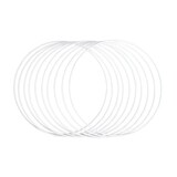 Artikelbild 1 für Rayher Metallringe-Set beschichtet weiß Ø 20,0 cm 10 St., Artikelnummer 356521