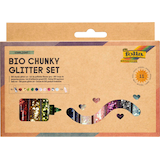 Artikelbild 1 für folia Bio Glitter grob Starlight-Set Glitzer farbsortiert, Artikelnummer 285886