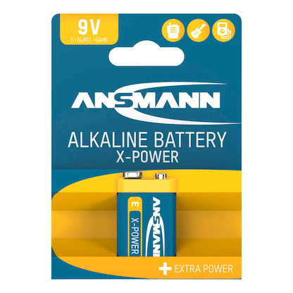 Artikelbild 2 für ANSMANN Batterie X-POWER E-Block 9,0 V, Artikelnummer 585018