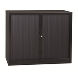 Artikelbild 1 für Gürkan Rollladenschrank schwarz 2 Fachböden 120,0 x 46,0 x 105,0 cm, Artikelnummer 563200