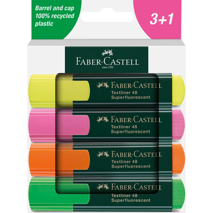 Artikelbild für FABER-CASTELL 48 Textmarker farbsortiert, 4 St., Artikelnummer 274189