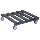 Artikelbild 1 für WAGNER® design yourself Pflanzenroller GH 0412 Holz anthrazit quadratisch 38,0 x 9,5 cm, Artikelnummer 420107