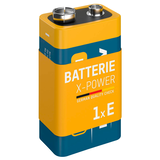 Artikelbild 1 für ANSMANN Batterie X-POWER E-Block 9,0 V, Artikelnummer 585018