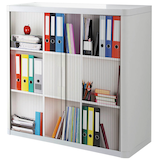 Artikelbild 1 für PAPERFLOW easyOffice Rollladenschrank Ordner ohne Fachböden 110,0 x 41,5 x 104,0 cm, Artikelnummer 136890