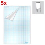 Artikelbild 1 für office discount Flipchart-Papier kariert 67,5 x 98,0 cm, 20 Blatt, 5 Blöcke, Artikelnummer 148304