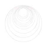 Artikelbild 1 für Rayher Metallringe-Set beschichtet weiß Ø je 1 Stück 10,0/12,0/15,0/18,0/20,0/22,0/25,0/30,0/35,0/40,0 cm 10 St., Artikelnummer 356541