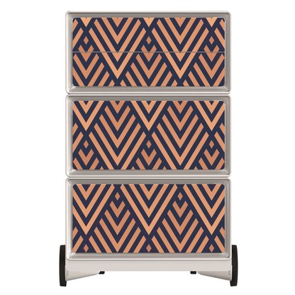 Artikelbild 3 für PAPERFLOW easyBox Classic Chic Rollcontainer weiß, bunt 4 Auszüge 39,0 x 43,6 x 64,2 cm, Artikelnummer 215457