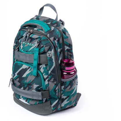 Artikelbild 9 für JOLLY Schulrucksack Next Gen Kunstfaser grün/schwarz, Artikelnummer 301063