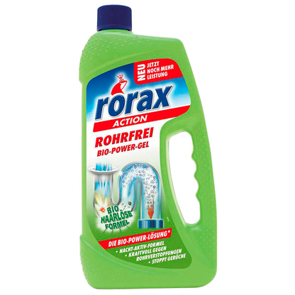 Artikelbild 2 für rorax ROHRFREI BIO-POWER-GEL Rohrreiniger 1,0 l, Artikelnummer 334375