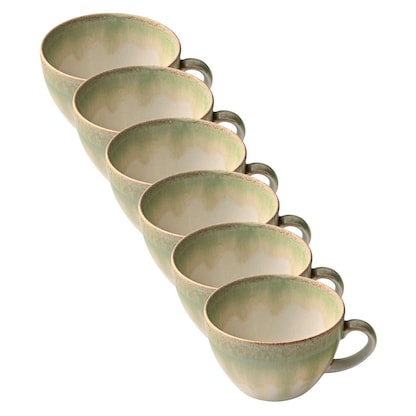 Artikelbild 23 für 6 HEART & SOUL Kaffeetassen Perfect Match Thyme hellgrün 0,34 l, Artikelnummer 109719