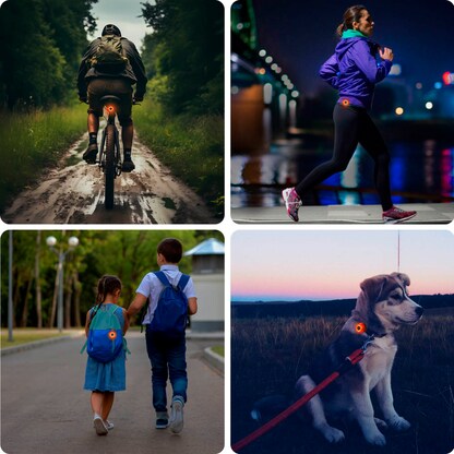 Artikelbild 4 für ANSMANN Rear round LED Fahrradbeleuchtung schwarz, Artikelnummer 629259