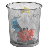 Artikelbild 1 für Zeller Meshline Papierkorb 12,0 l grau, Artikelnummer 795815