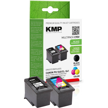 Artikelbild 15 für KMP C95V schwarz, color Druckköpfe kompatibel zu Canon PG-540/CL-541, 2er-Set, Artikelnummer 473991