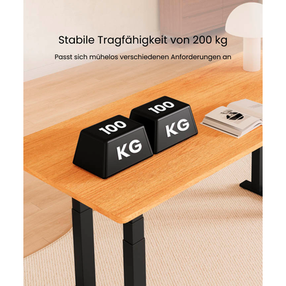 Artikelbild 7 für FlexiSpot E7 Plus elektrisch höhenverstellbares Schreibtischgestell schwarz ohne Tischplatte, Kufen-Gestell schwarz 99,0 - 159,0 x 68,0 cm, Artikelnummer 656516