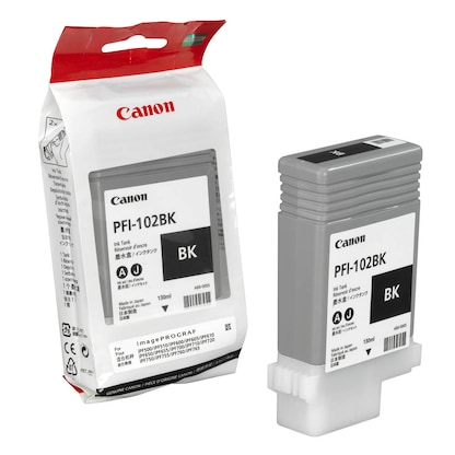 Artikelbild 13 für Canon PFI-102 BK schwarz Druckerpatrone, Artikelnummer 486563