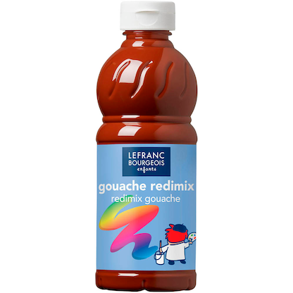 Artikelbild für LEFRANC BOURGEOIS Gouache Liquide Redimix Temperafarbe braun 500,0 ml, Artikelnummer 202232