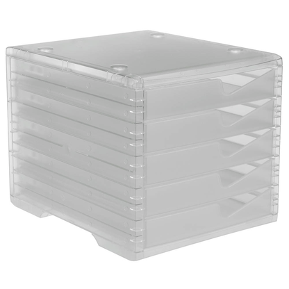 Artikelbild 15 für styro Schubladenbox styroswingbox light transparent 275-8430.224, DIN A4 mit 5 Schubladen, Artikelnummer 821732