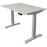 Artikelbild 1 für Kerkmann Move 4 elektrisch höhenverstellbarer Schreibtisch lichtgrau rechteckig, T-Fuß-Gestell silber 120,0 x 80,0 cm, Artikelnummer 997144