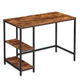 Artikelbild 1 für VASAGLE Schreibtisch braun rechteckig, 4-Fuß-Gestell schwarz 100,0 x 50,0 cm, Artikelnummer 290519