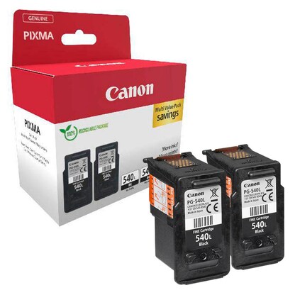 Artikelbild 2 für Canon PG-540L BK TWIN schwarz Druckköpfe, 2er-Set, Artikelnummer 369617