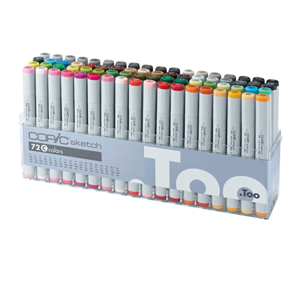 Artikelbild 2 für COPIC® Sketch C Layoutmarker-Set farbsortiert 1,0 + 6,0 mm, 72 St., Artikelnummer 716682