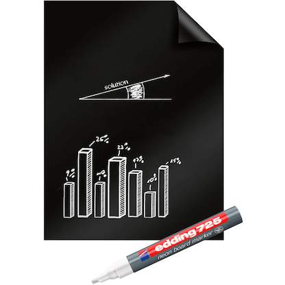 Artikelbild für Legamaster Flipchart-Folie Magic-Chart Blackboard blanko 60,0 x 80,0 cm, 25 Blatt, Artikelnummer 345660