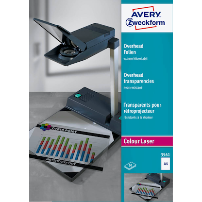 Artikelbild 10 für AVERY Zweckform Laserfolien 3561 glatt, 50 St., Artikelnummer 425959