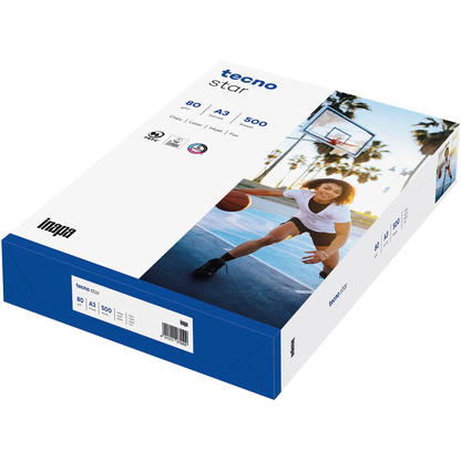 Artikelbild 2 für tecno Kopierpapier star DIN A3 80 g/qm 500 Blatt, Artikelnummer 536987