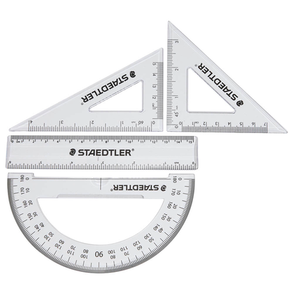 Artikelbild 7 für STAEDTLER Lineal-Set transparent, Artikelnummer 533053