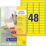 Artikelbild 1 für 960 AVERY Zweckform Etiketten L6041-20 gelb 45,7 x 21,2 mm, Artikelnummer 345900