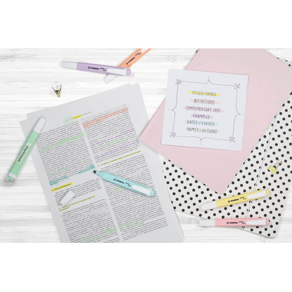 Artikelbild 14 für STABILO swing cool Pastel Textmarker farbsortiert, 6 St., Artikelnummer 527299