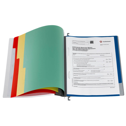 Artikelbild 3 für EICHNER Personalhefter Typ 3 Kunststoff grau 5 x kaufmännische Heftung, Artikelnummer 752998