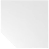 Artikelbild 1 für HAMMERBACHER Verbindungsplatte höhenverstellbar QT12 weiß, silber Trapezform 120,0 x 80,0 x 68,0 - 76,0 cm, Artikelnummer 861157