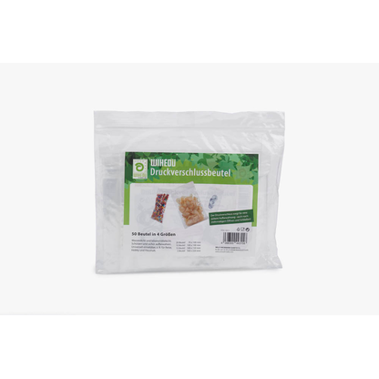 Artikelbild 2 für 50 WIHEDÜ Druckverschlussbeutel-Set 50 µm 7,0 - 16,0 x 10,0 - 22,0 cm, Artikelnummer 581306