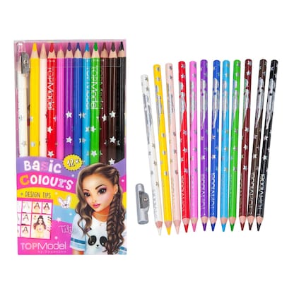 Artikelbild 10 für DEPESCHE TOPModel Buntstifte farbsortiert, 12 St., Artikelnummer 932900