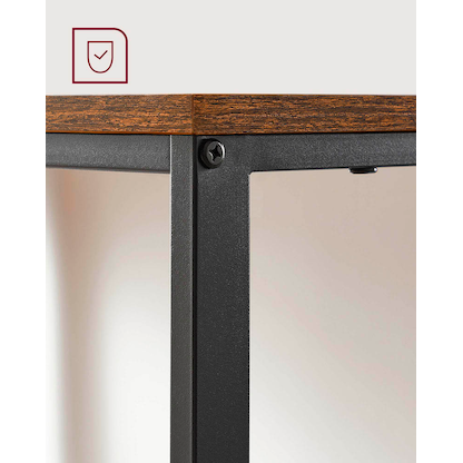 Artikelbild 7 für VASAGLE Schreibtisch braun rechteckig, 4-Fuß-Gestell schwarz 100,0 x 50,0 cm, Artikelnummer 290519