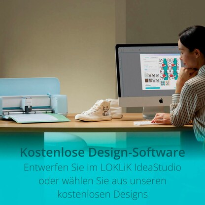 Artikelbild 5 für LOKLiK iCraft™ Schneideplotter pastelblau, Artikelnummer 536629