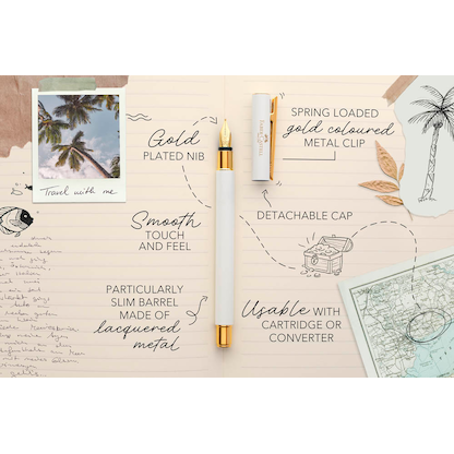 Artikelbild 9 für FABER-CASTELL Patronenfüller marshmallow/gold M (mittel), Artikelnummer 457646