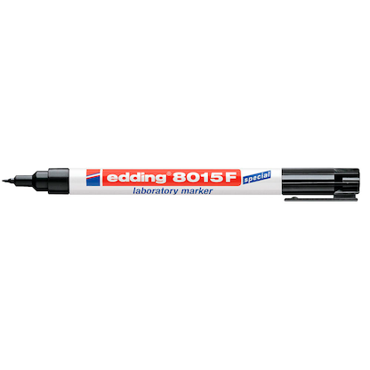 Artikelbild für edding 8015F Labormarker schwarz 0,75 mm, 1 St., Artikelnummer 445674
