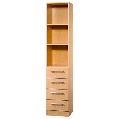 Artikelbild für HAMMERBACHER Regalschrank Orbis, V7600/6/6/RE buche 40,6 x 42,0 x 200,4 cm, Artikelnummer 763359