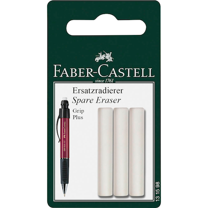 Artikelbild 15 für FABER-CASTELL Radiergummis für Bleistifte weiß, 3 St., Artikelnummer 883780