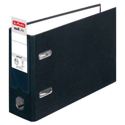 Artikelbild 17 für herlitz max.file Ordner schwarz Karton 8,0 cm DIN A5 quer, Artikelnummer 843735