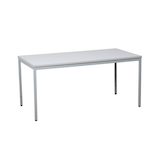 Artikelbild 1 für Gürkan Schreibtisch lichtgrau rechteckig, 4-Fuß-Gestell grau 160,0 x 80,0 cm, Artikelnummer 472811
