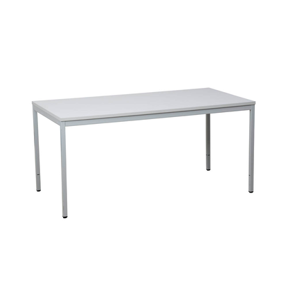 Artikelbild 8 für Gürkan Schreibtisch lichtgrau rechteckig, 4-Fuß-Gestell grau 160,0 x 80,0 cm, Artikelnummer 472811