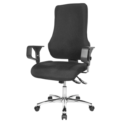Artikelbild 2 für Topstar Bürostuhl Top Point Deluxe Stoff schwarz, Gestell chrom, Artikelnummer 181016