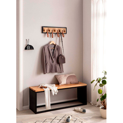 Artikelbild 3 für WOHNLING Wandgarderobe WL6.786 braun Holz 5 Haken 60,0 x 15,0 cm, Artikelnummer 314528